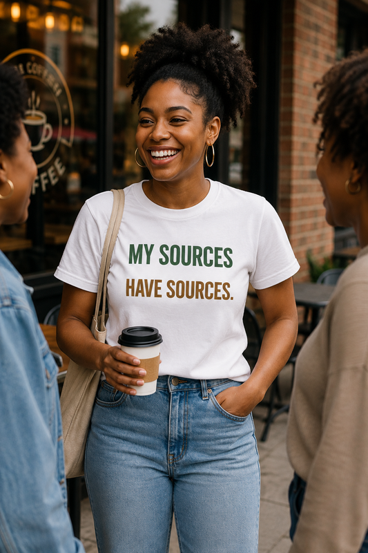 My Sources Have Sources Women's Softstyle Tee