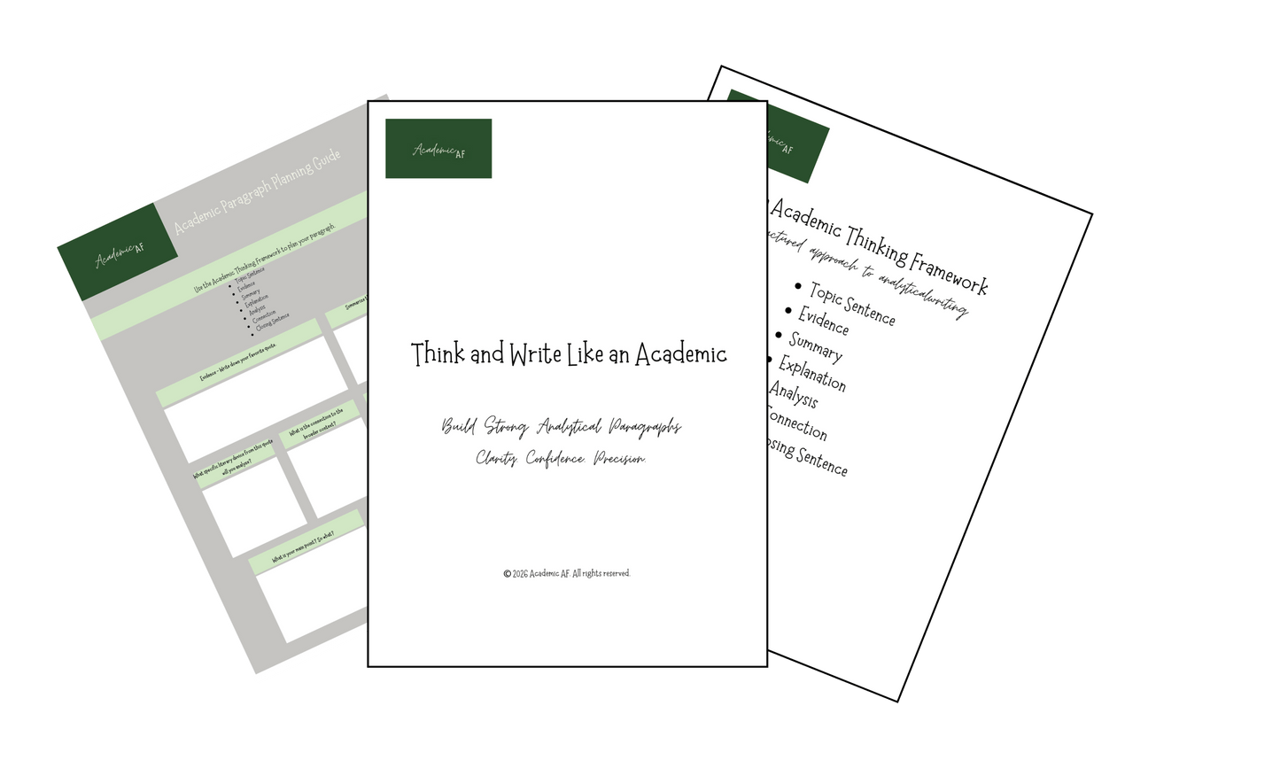 Think and Write Like an Academic