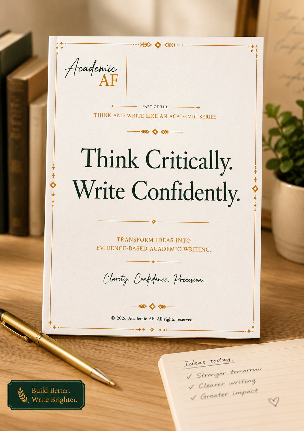 Think and Write Like an Academic (Digital Only)